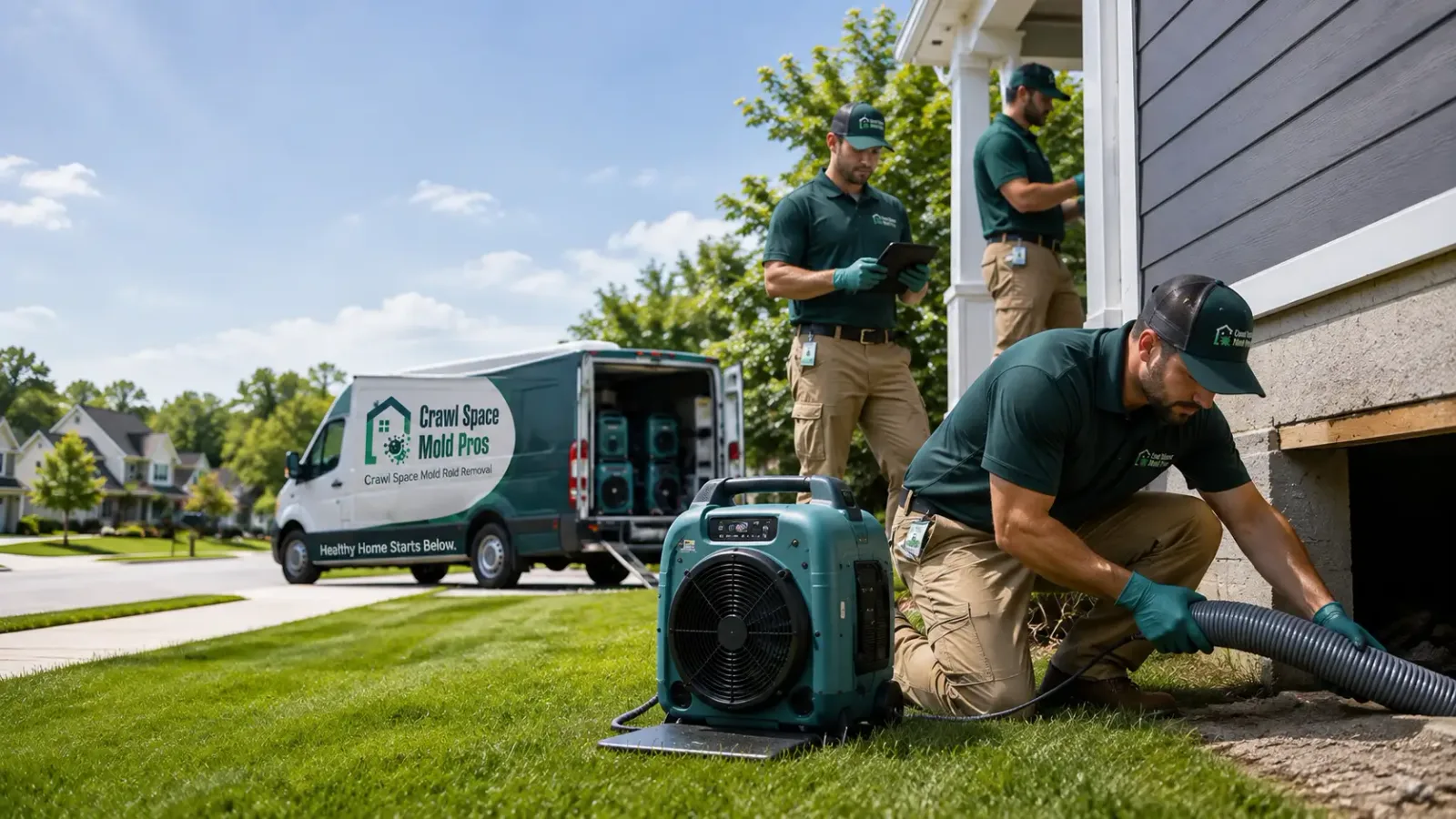 Crawl Space Mold Removal in Sarona, WI